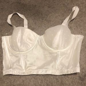 Charolette Russe white crop top